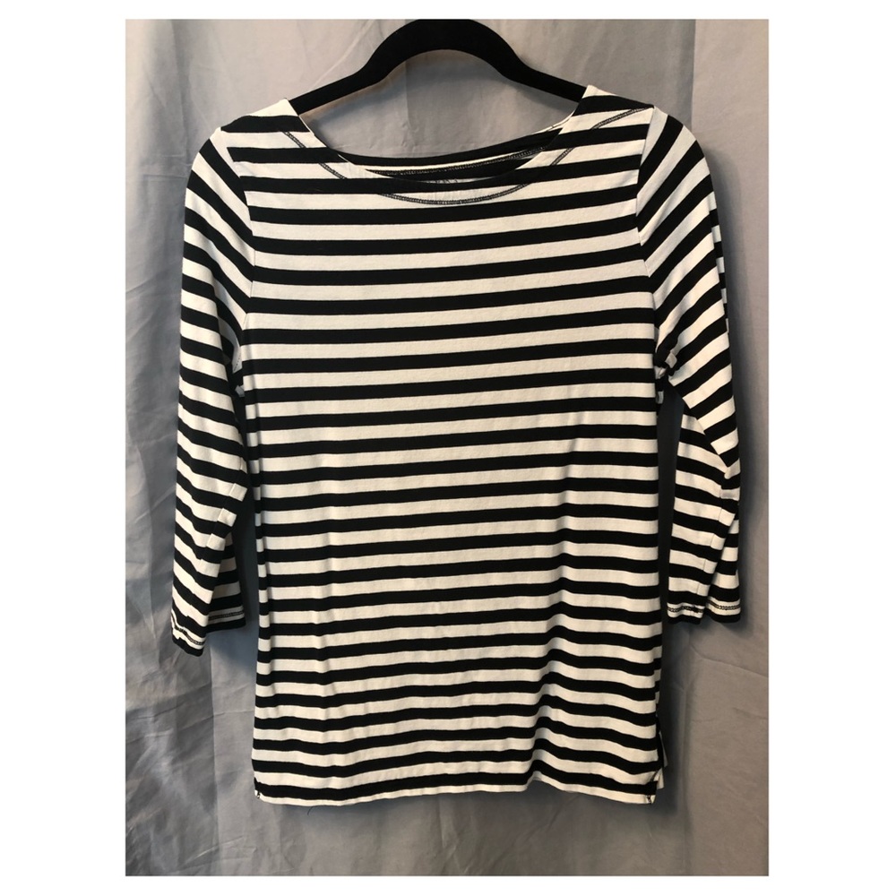 Black and white striped shirt from target